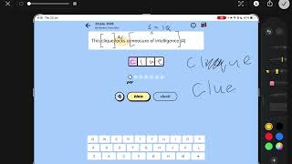  Minute Cryptic — 23 July 2026 | This clique lacks a measure of intelligence (4)