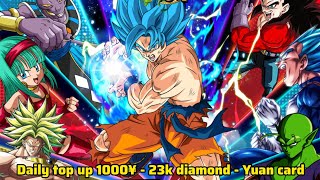 Super Saiyan Glorious Combat Idle Private Server - Daily top up 1000¥ - 23k diamond - Yuan card