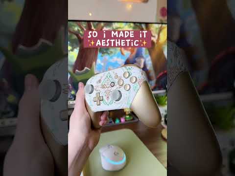 Making my Pro Controller ✨aesthetic✨ #ad #shorts #tearsofthekingdom #nintendo