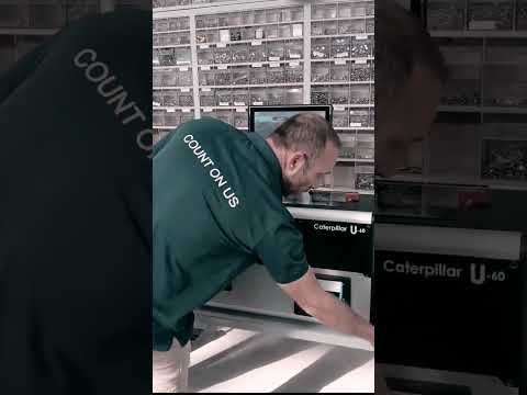 Small parts counter Caterpillar #innovation #partscounting #warehouse  #inventory#shorts #short