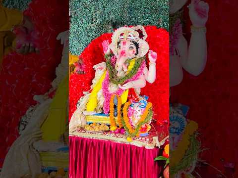 Ganpati Bappa Morya 🙏 | GRWM + Ganesh Aarti + Sthapana Celebration#shorts #ganesh #makeup #cute