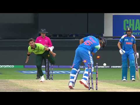 Shaheen cleans up Rohit | PAK v IND | Champions Trophy 2025 in Dubai