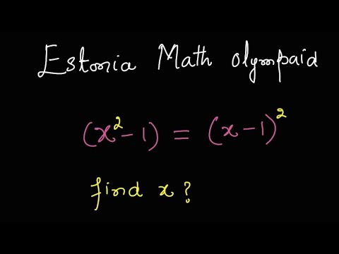 An algebraic problem to solve| Math Olympaid Question