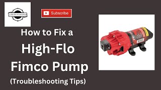 How to Fix a Fimco High-Flo Pump (Troubleshooting Tips)