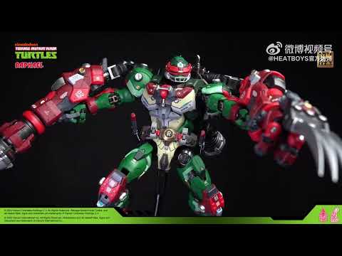 Heat Boys 火仔动漫 Teenage Mutant Ninja Turtles RAPHAEL Mecha Metal Structure Premium Action Figure