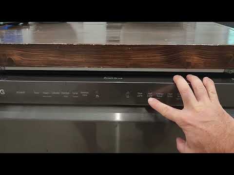 How to turn off chime cycle alarm on LG Dishwasher Direct Drive Inverter.  Works on most models.