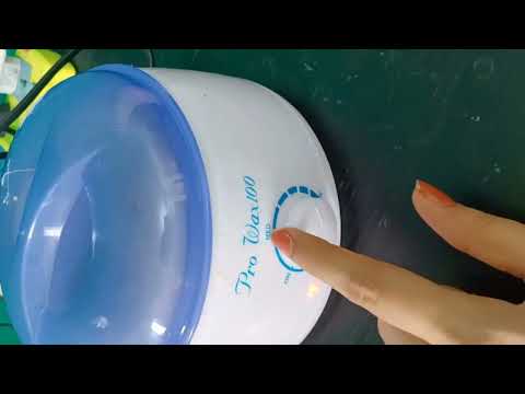waxing by wax heater