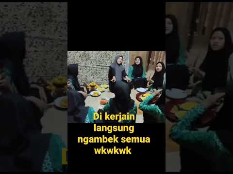 langsung ngambek ngerjain anak IPNU lagi nyiapin acara santunan anak yatim