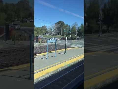 Amtrak leaving Martinez California