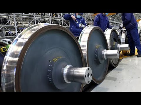 Heavy Duty Railway Wheel Production - Tyres Retreading Process & Supercars Manufacturing Technology