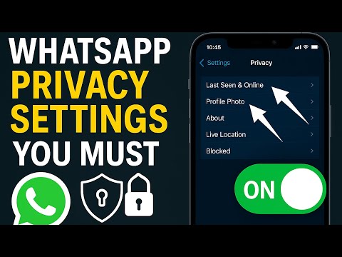 “WhatsApp Privacy Settings You Must Change!Immediately!” (Protect Your Data Now) 🚨 🔒#online