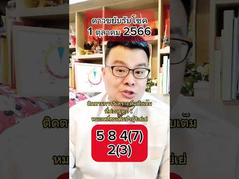 ดาวขยับรับโชค วันที่ 1 ตุลาคม 2566 by หมอเหลี่ยมเพิ่มปังปุริเย่เย่ #ดูดวง #โชคลาภ #ราศี #เลขเด็ด