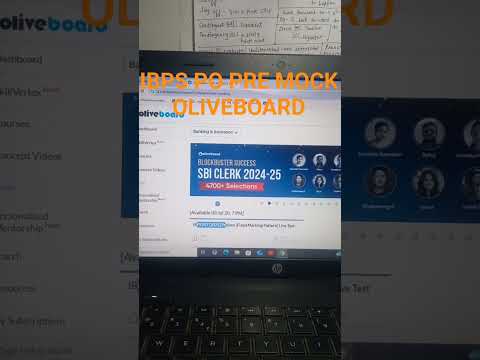 #ibpsmocktest #ibpspo #sbipo #oliveboard #testbook #guidely