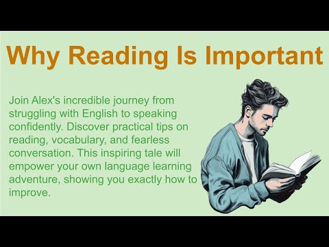 Why Reading Is Important🔥 | Improve Reading Skills | Improve Your English | English Stories