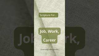 31 JOB, WORK,CAREER - Scripture For Life, Vol 1