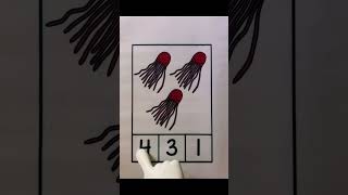 Counting Ocean animals  #preschool #preschoollearning #countingforkids #countingnumbers