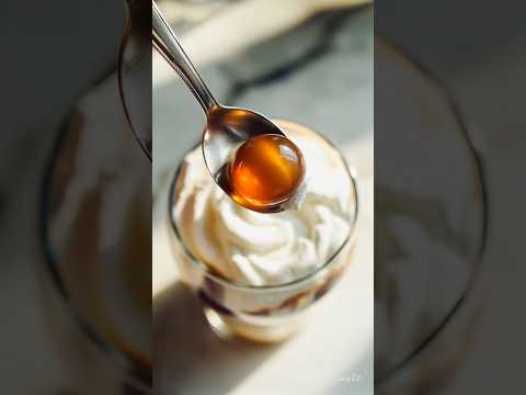 Coffee Jelly Visual ASMR with Lofi Vibes. #shorts