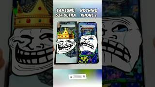 Samsung S24 Ultra vs Nothing Phone 2:The Most Epic Speed Test Ever! Who Will Win?🚀#shorts#viralvideo