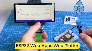 ESP32 Web Plotter - Real-Time DHT11 Sensor Data Visualization with DIYables WebApps