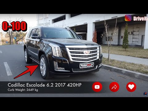 Cadillac Escalade 6.2 V8 420HP | 2017 | Acceleration & Test Drive | Dragy Times 0-100 kmh