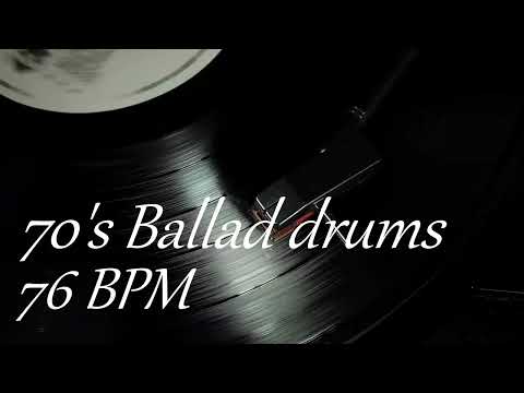 70s Ballad Beat | 76 BPM