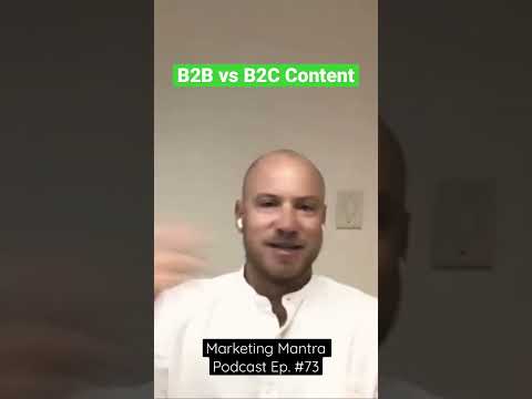 [Podcast Clip] What differentiates B2B content from B2C content? Brad Smith from Wordable explains.