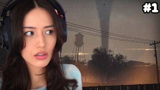 WE BARELY ESCAPED THESE TORNADOES - Funnel Runners #1