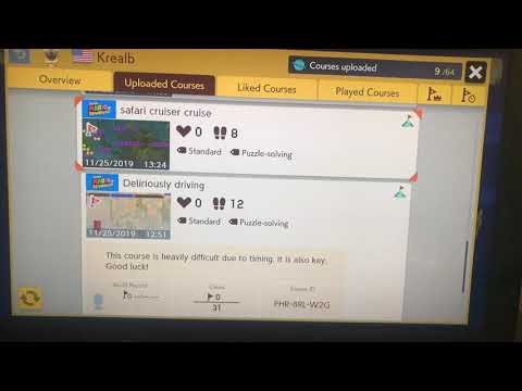 Here are my Mario maker 2 levels!