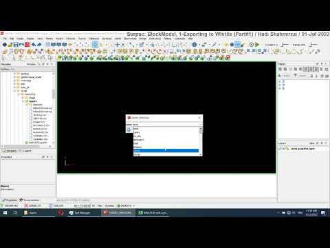 ورود مدل بلوک از سرپک به ویتل/01 اعمال توپوگرافی در مدل بلوک