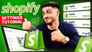 Shopify Tutorial | Setting Up Payments, Checkout, Shipping, & Domain in 2025