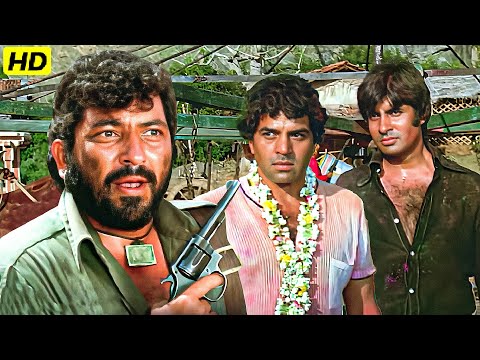 ठाकुर तो कहता था, 100 पे भारी पड़ोगे तुम दोनों....Amitabh Bachchan & Dharmendra Action Fight Scene