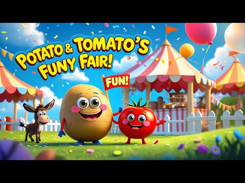 Tomato And Potato |Kids rhymes in english| Aha Tamatar | Aha Tamatar Bade Mazedar