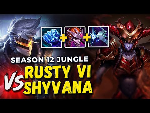VI VS SHYVANA S12 JUNGLE | The Hard Road to Diamond as a Gold Player