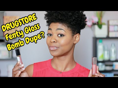 Fenty Glow Gloss Bomb Lip Gloss Dupe At The DRUGSTORE?!? - NaturalMe4C