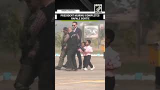 President Droupadi Murmu completes Rafale sortie, lands at Ambala Air Force Station