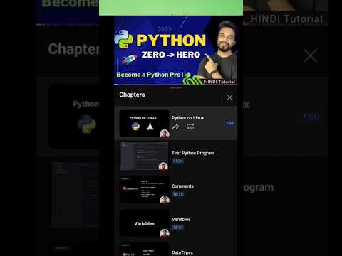 Complete Python in one video🎥 #python #pythonprogramming