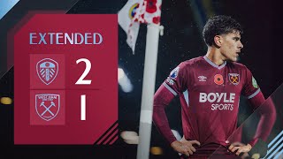 Leeds 2-1 West Ham | Premier League Extended Highlights