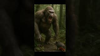 How Did Gigantopithecus Really Look? 🦧🌲#shortsvideo #shorts #wildlife
