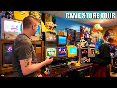 THIS Retro Game Store is RAD! RadJunk Store Tour W/ Sam!