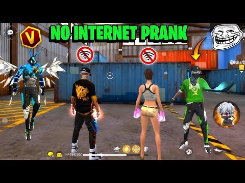 New Legendary Bundle 🥶 No Internet Prank Gone Wrong 😅 | 999+ Prank In Lone Wolf | Free Fire🔥 Part-25