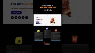 Responsive #portfolio #webdesign #responsivewebdesign #html #css #javascript #react #ai #frontend