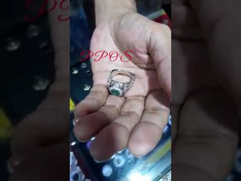 Live video of a customer who is sensitive reacting to our Jinn Khodamic ring and talking about it.