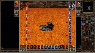 Heroes III HotA - 7 Efreet Vs. 32 Fire Elementals