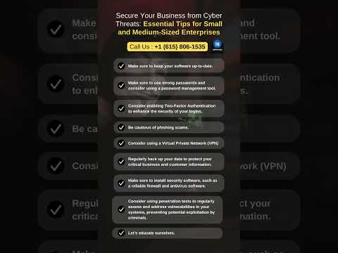 Secure Your Business From Cyber Threats: Essential Tips For Small And Medium-sized Enterprises