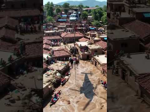 "Halicopter Rescue Animals" #yt #ytshorts #villageflood #punjab #villagerlifestyle #plzsubscribe