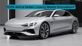 AEHRA Sedan 2026 | Ultra-Luxury Electric Car Revealed | Design, Performance & Expected Price