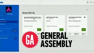 General Assembly WDI Remote Coding Bootcamp Walkthrough with Adi