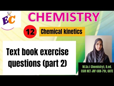 chemical kinetics textbook exercise solutions| class 12th chemistry