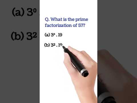 Prime Factorization of 57 | Olympiad Mathematics Preparation