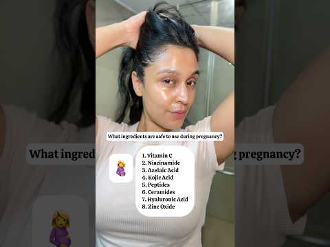 Pregnancy🤰Safe Skincare Ingredients! #skincare #pregnancycare